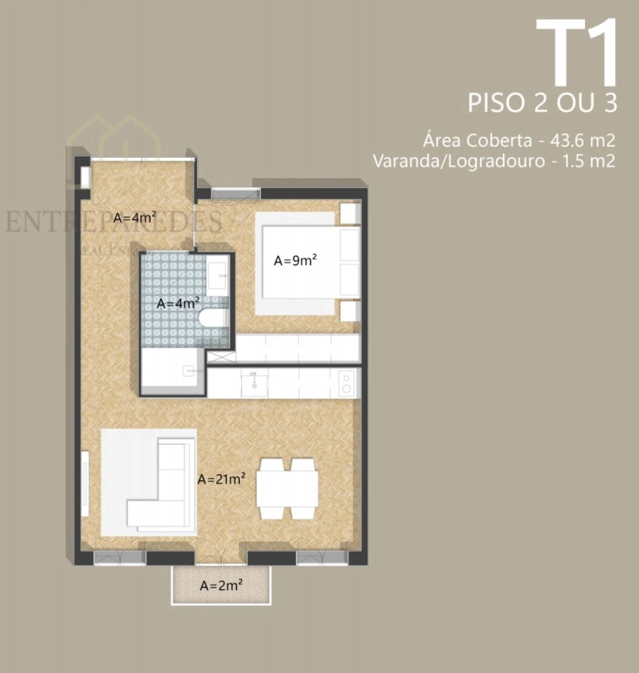 Apartamento T1 para Venda em Bonfim Foto 8