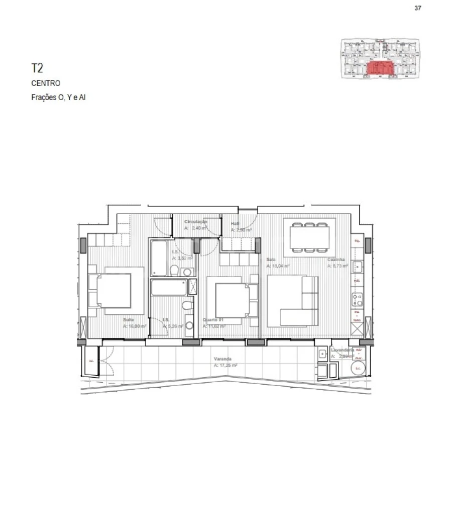Apartamento T2 para Venda em Ferreiros e Gondizalves Foto 15