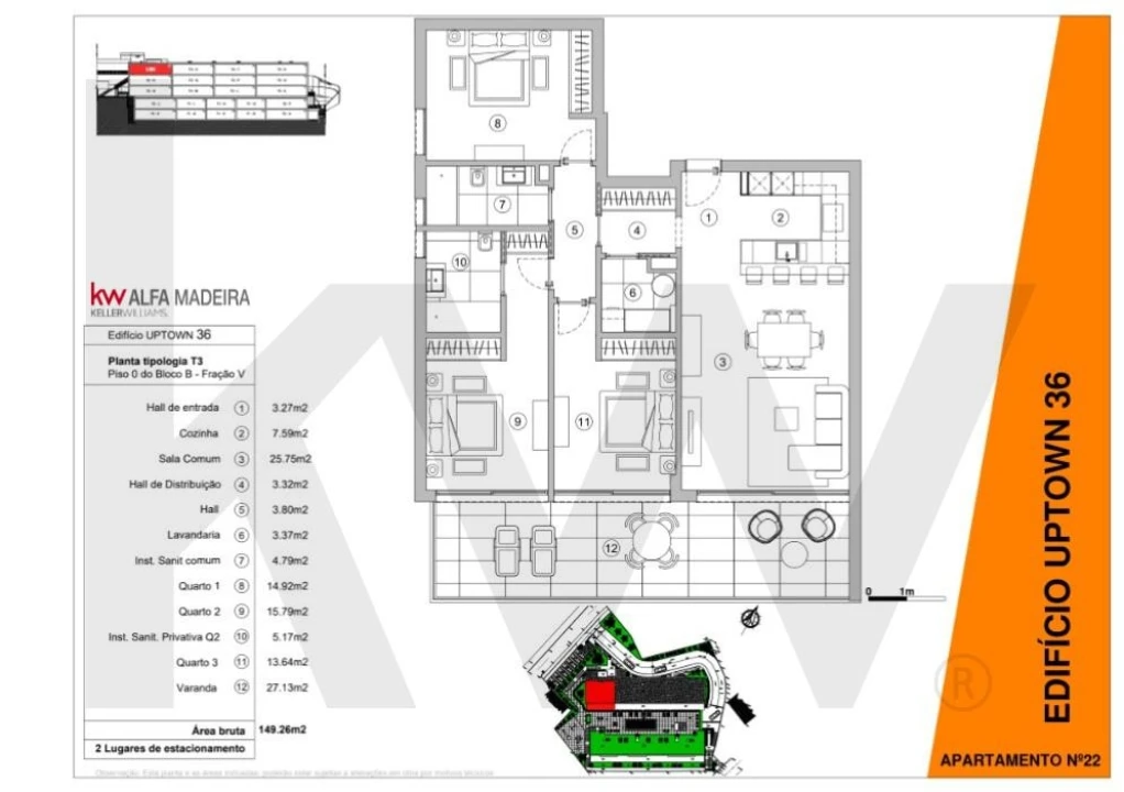 Apartamento T3 para Venda em Funchal (Santa Luzia) Foto 2
