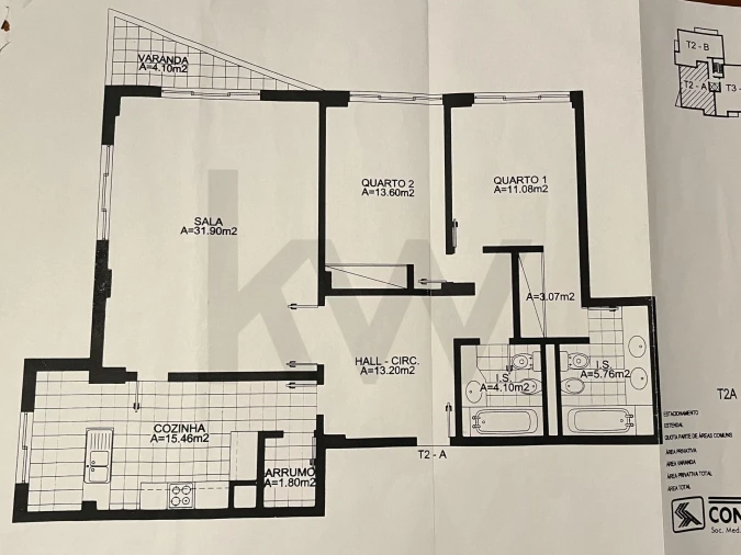 Apartamento T2 para Arrendamento em Carnaxide e Queijas Foto 16