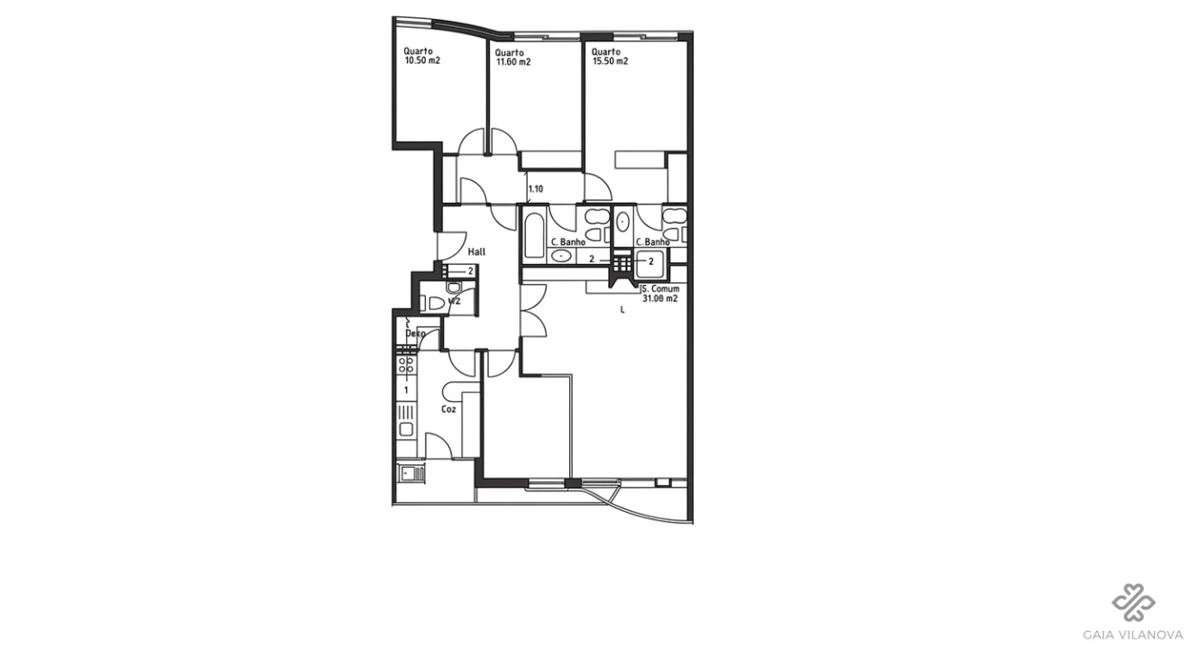 Apartamento T3 para Venda em Canidelo Foto 44