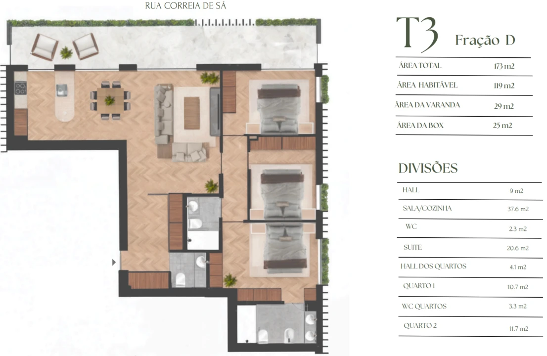 Apartamento T3 para Venda em Lordelo do Ouro e Massarelos Foto 2