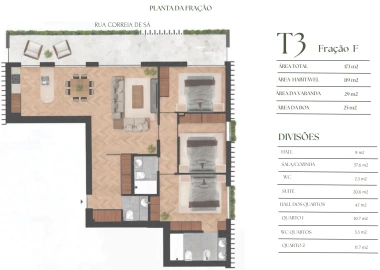Apartamento T3 para Venda em Lordelo do Ouro e Massarelos