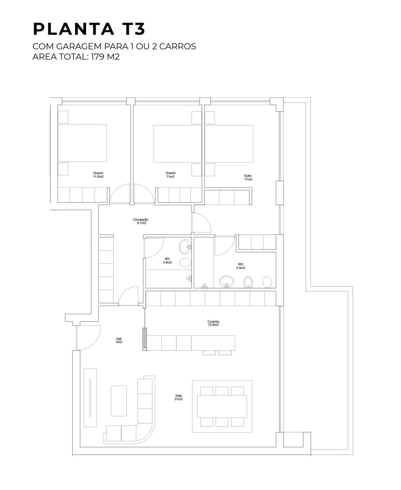 Apartamento T3 para Venda em Valongo Foto 13