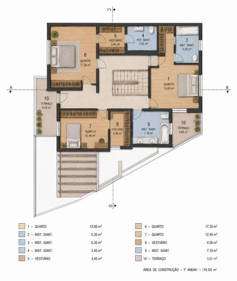 Moradia T5 para Venda em Quarteira
