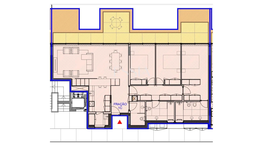 Apartamento T3 para Venda em São Mamede de Infesta e Senhora da Hora Planta 1