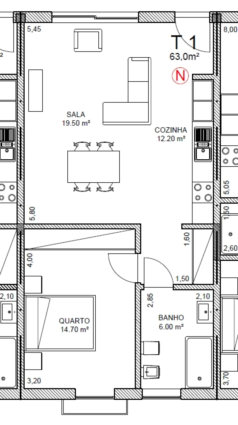 Apartamento T1 para Venda em O. Azeméis, Riba-Ul, Ul, Macinhata Seixa, Madail Foto 17