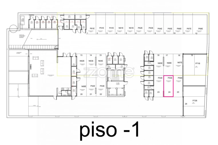 Apartamento T1 para Arrendamento em São Mamede de Infesta e Senhora da Hora Planta 3
