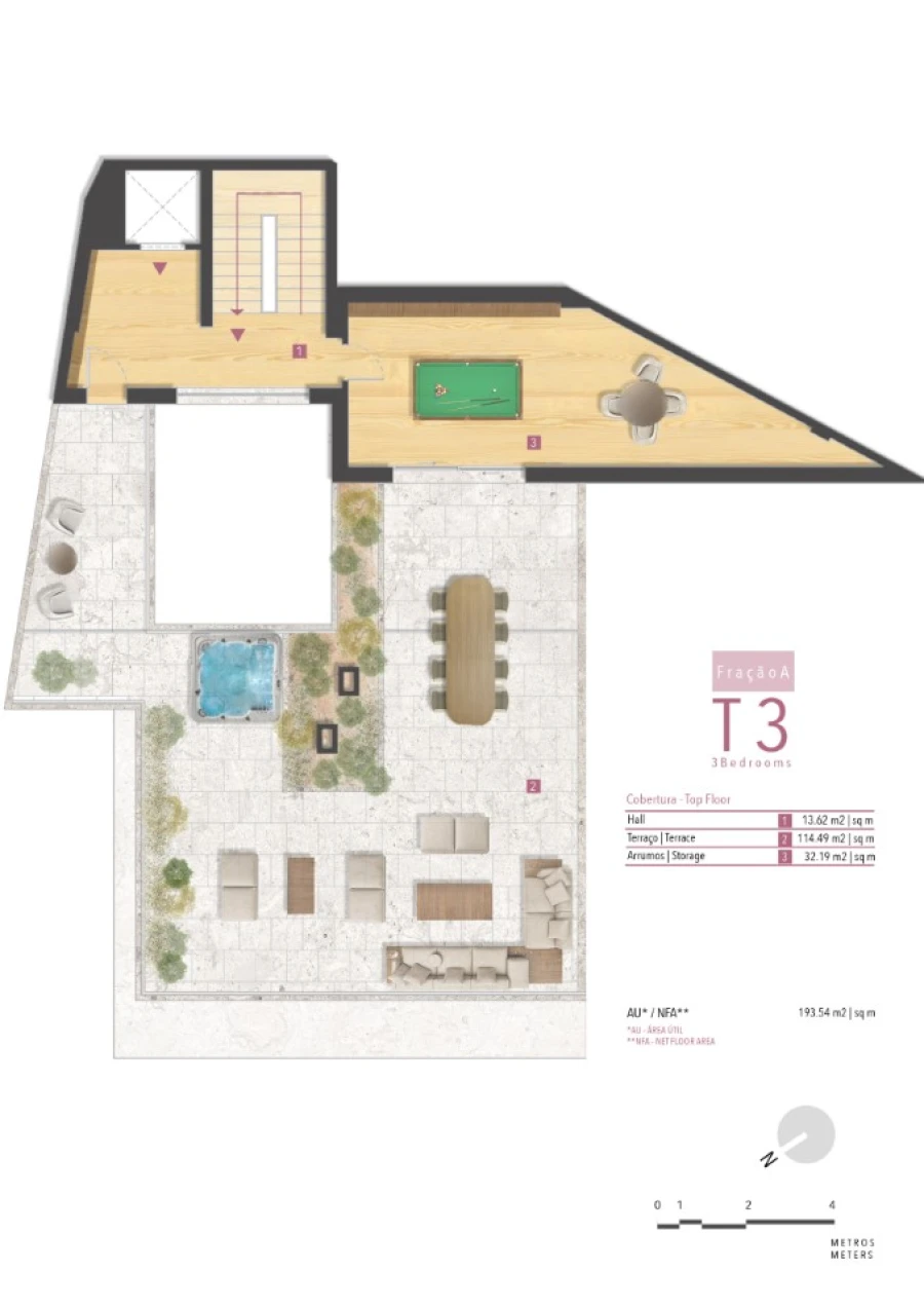 Apartamento T4 para Venda em Póvoa de Santo Adrião e Olival Basto Planta 3