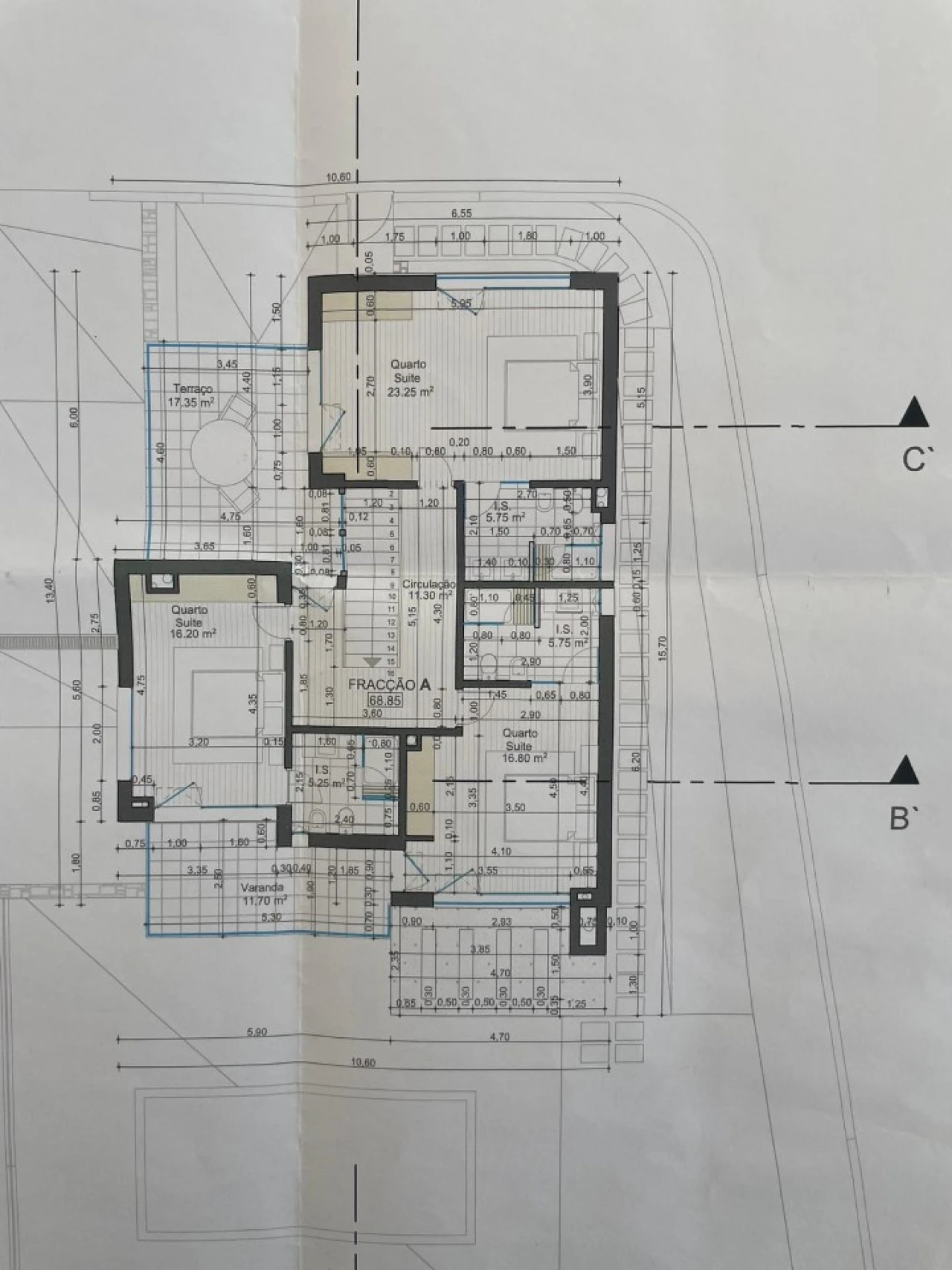 Moradia T4 para Venda em São Pedro da Cadeira Planta 2