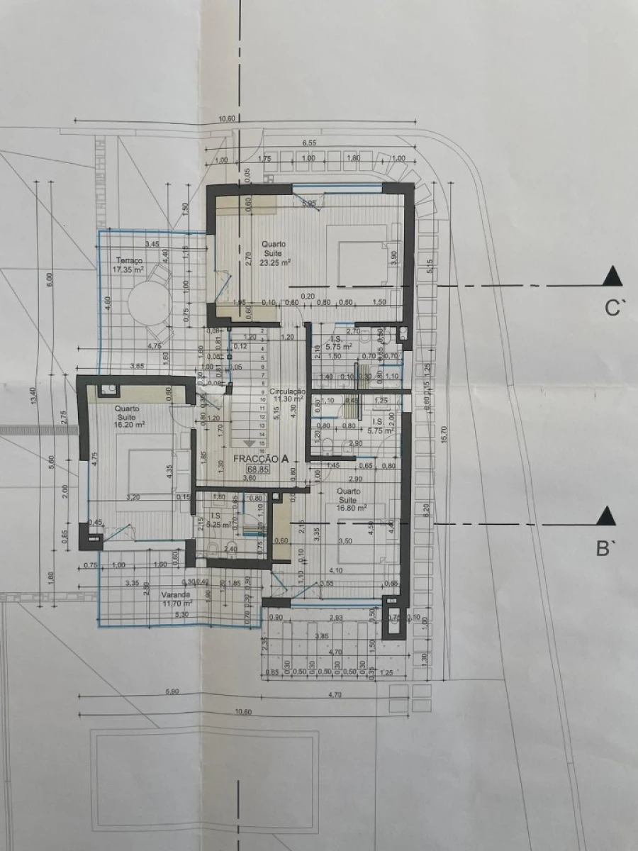 Moradia T4 para Venda em São Pedro da Cadeira Planta 2