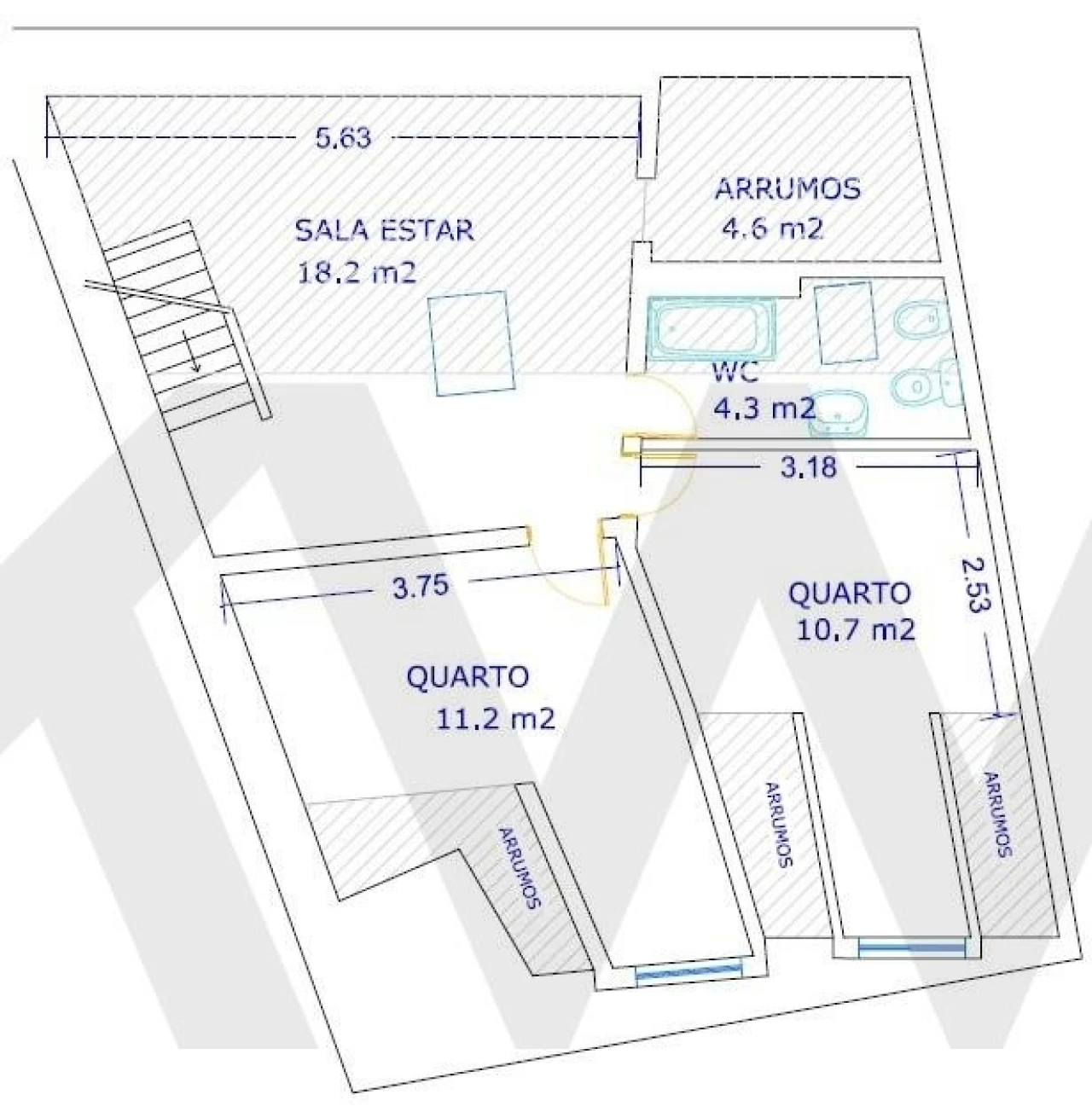 Apartamento T3 para Venda em Campo de Ourique Foto 32