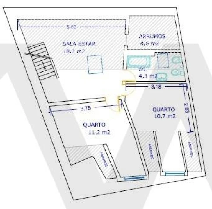 Apartamento T3 para Venda em Campo de Ourique Foto 41