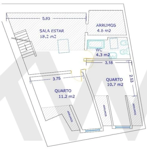 Apartamento T3 para Venda em Campo de Ourique