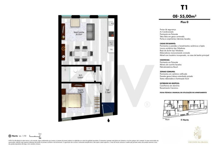 Apartamento T1 para Venda em Requeixo, Nossa Senhora de Fátima e Nariz Foto 9
