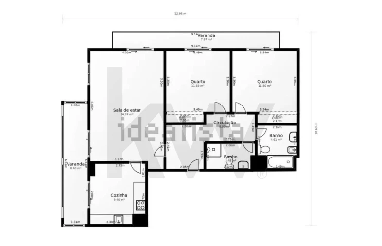 Apartamento T2 para Venda em Eixo e Eirol Foto 19