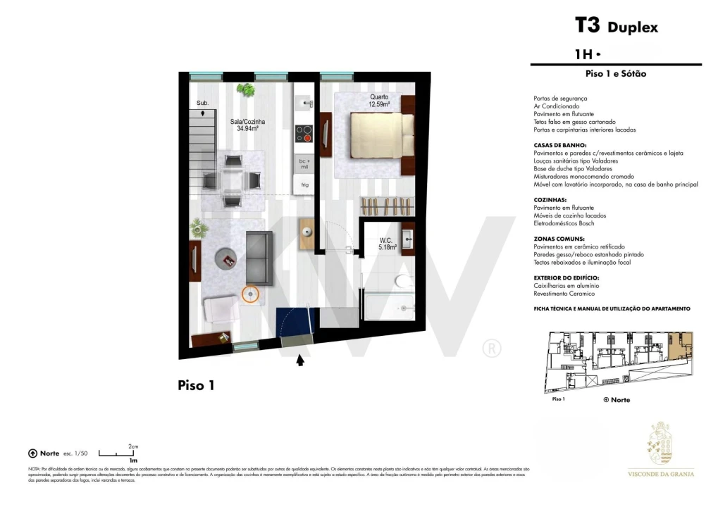 Apartamento T3 para Venda em Requeixo, Nossa Senhora de Fátima e Nariz Foto 10