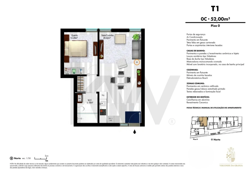 Apartamento T1 para Venda em Requeixo, Nossa Senhora de Fátima e Nariz Foto 9