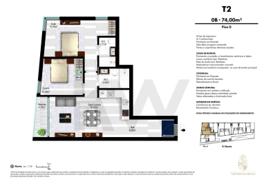 Apartamento T2 para Venda em Requeixo, Nossa Senhora de Fátima e Nariz