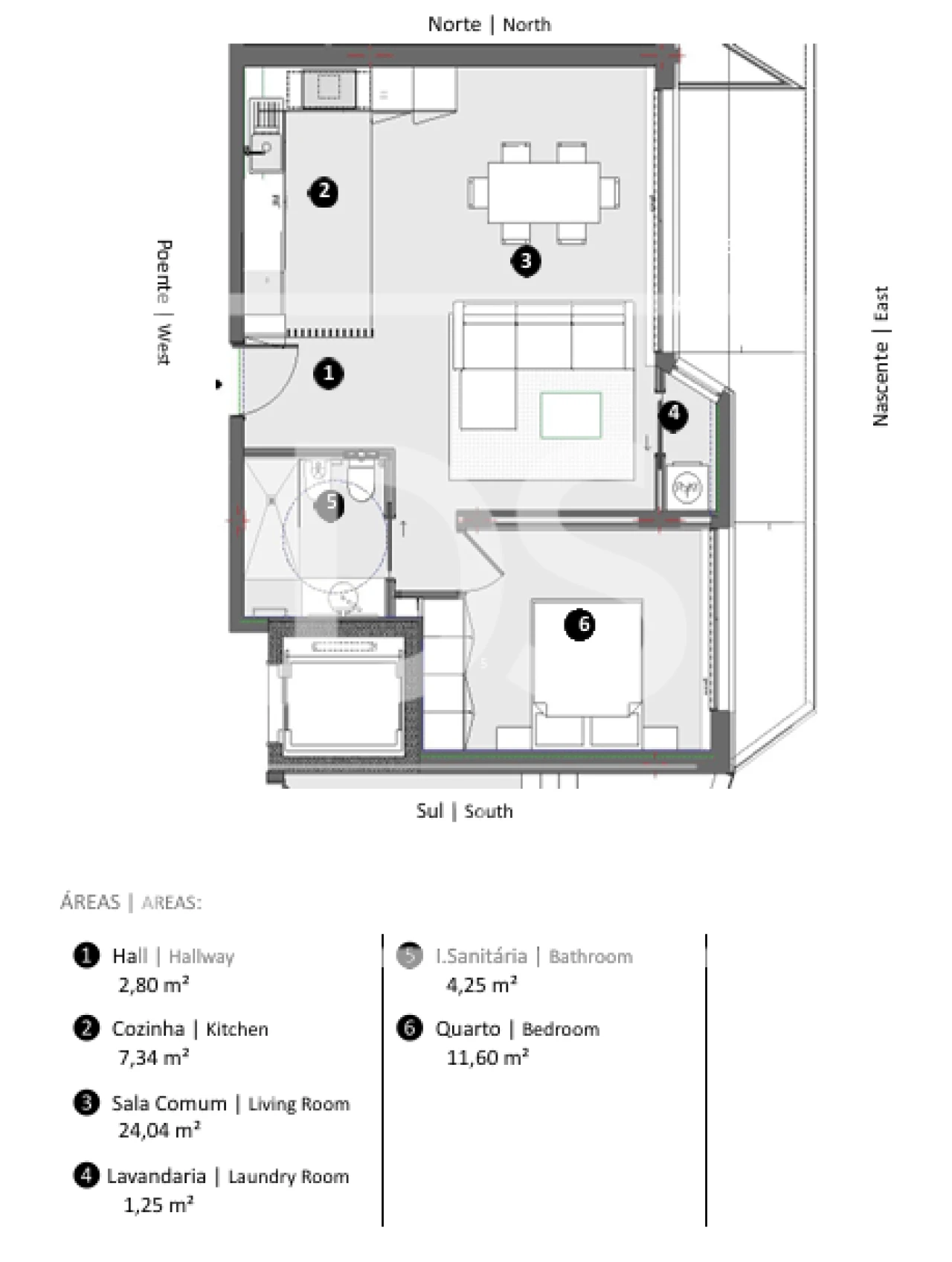 Apartamento T1 para Venda em Santa Maria Maior e Monserrate e Meadela Foto 14