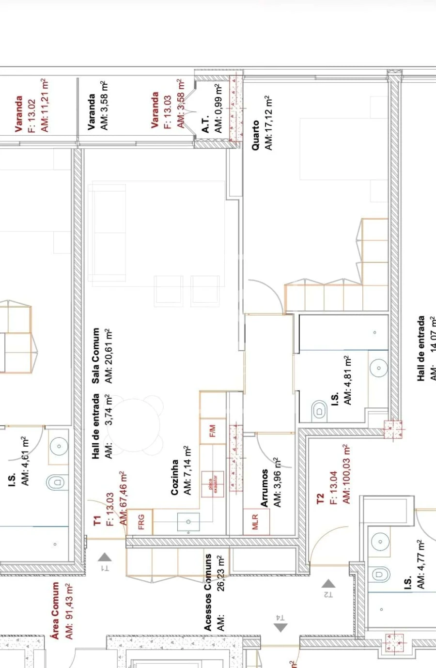 Apartamento T1 para Venda em Ramalde Foto 29