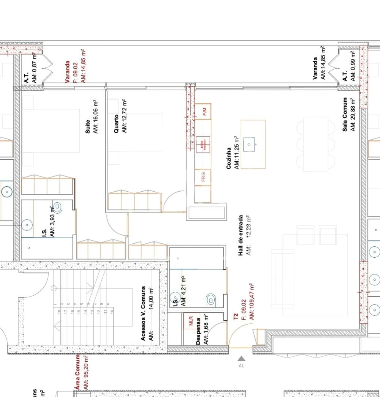 Apartamento T2 para Venda em Ramalde Foto 29