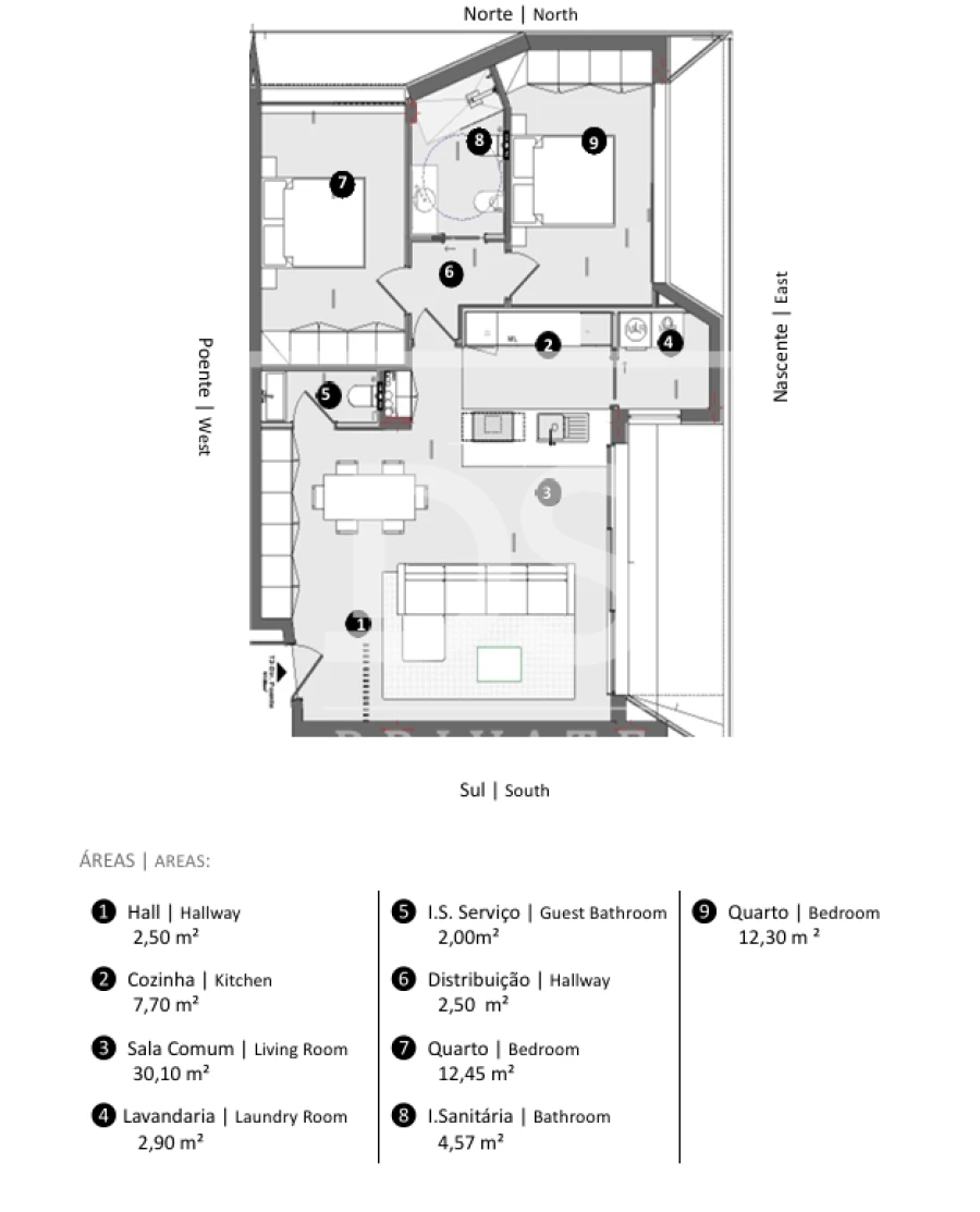 Apartamento T2 para Venda em Santa Maria Maior e Monserrate e Meadela Foto 16