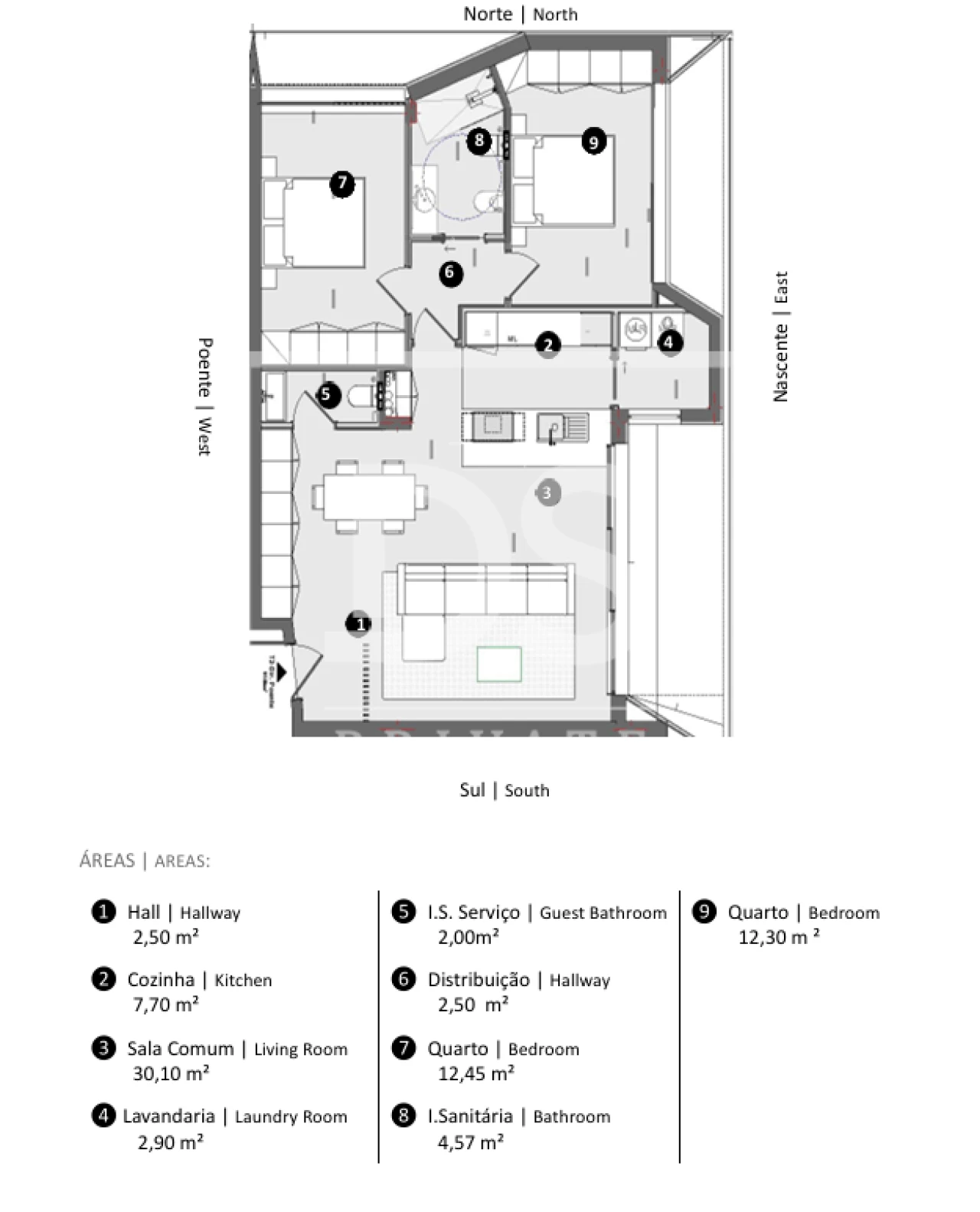 Apartamento T2 para Venda em Santa Maria Maior e Monserrate e Meadela Foto 16