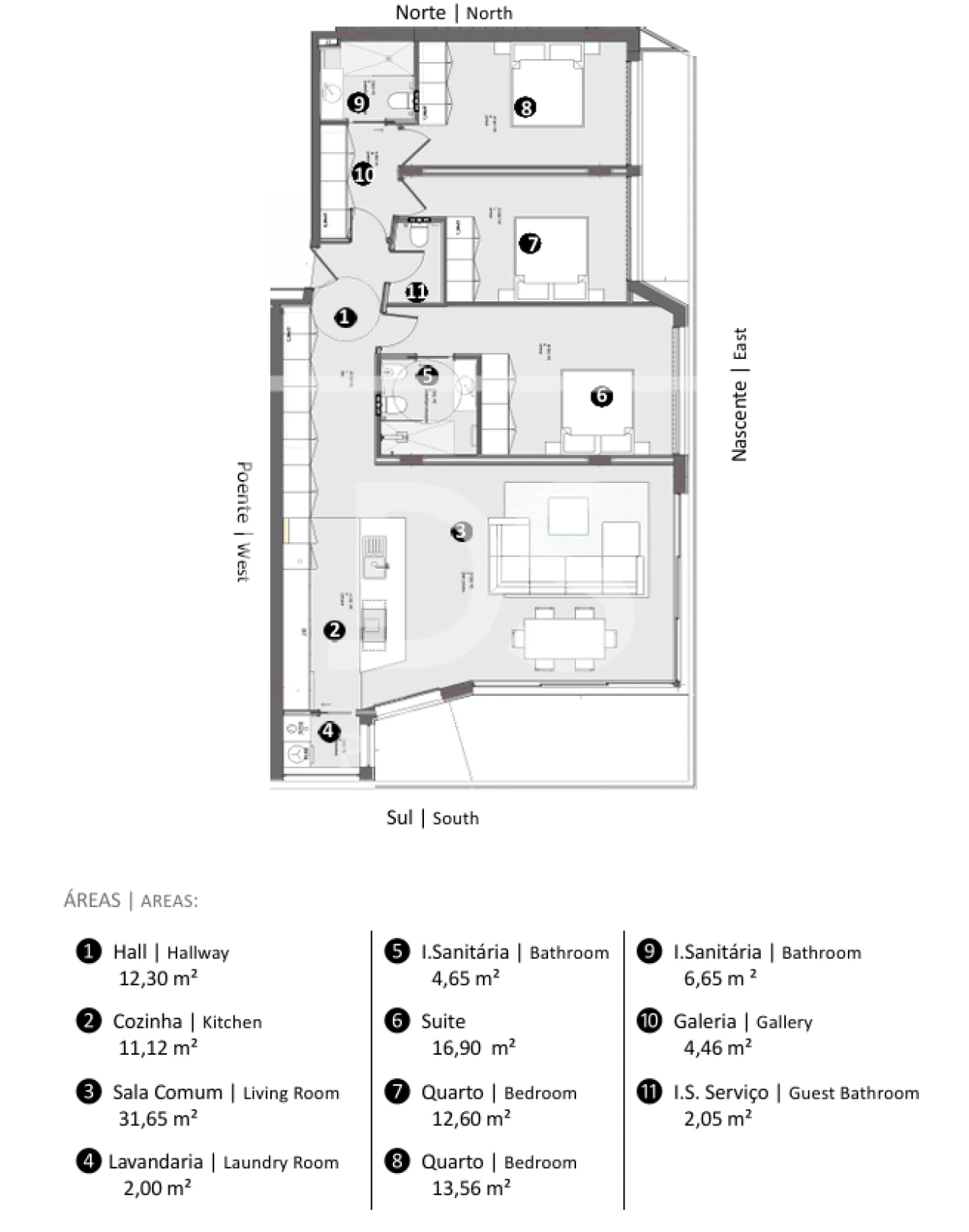 Apartamento T3 para Venda em Santa Maria Maior e Monserrate e Meadela Foto 20