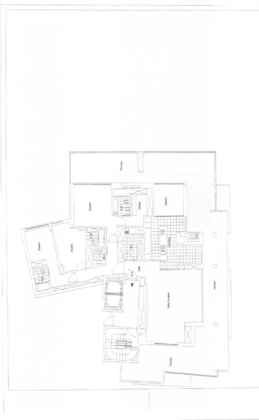 Apartamento T3 para Venda em Antas e Abade de Vermoim Planta 1