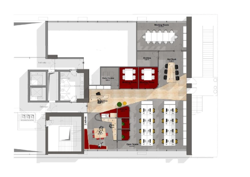 Escritório para Arrendamento em Parque das Nações Planta 3