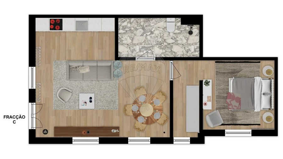 Apartamento T1 para Venda em Torreira Foto 3