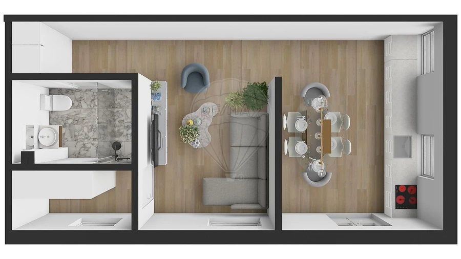 Apartamento T1 para Venda em Torreira Foto 2