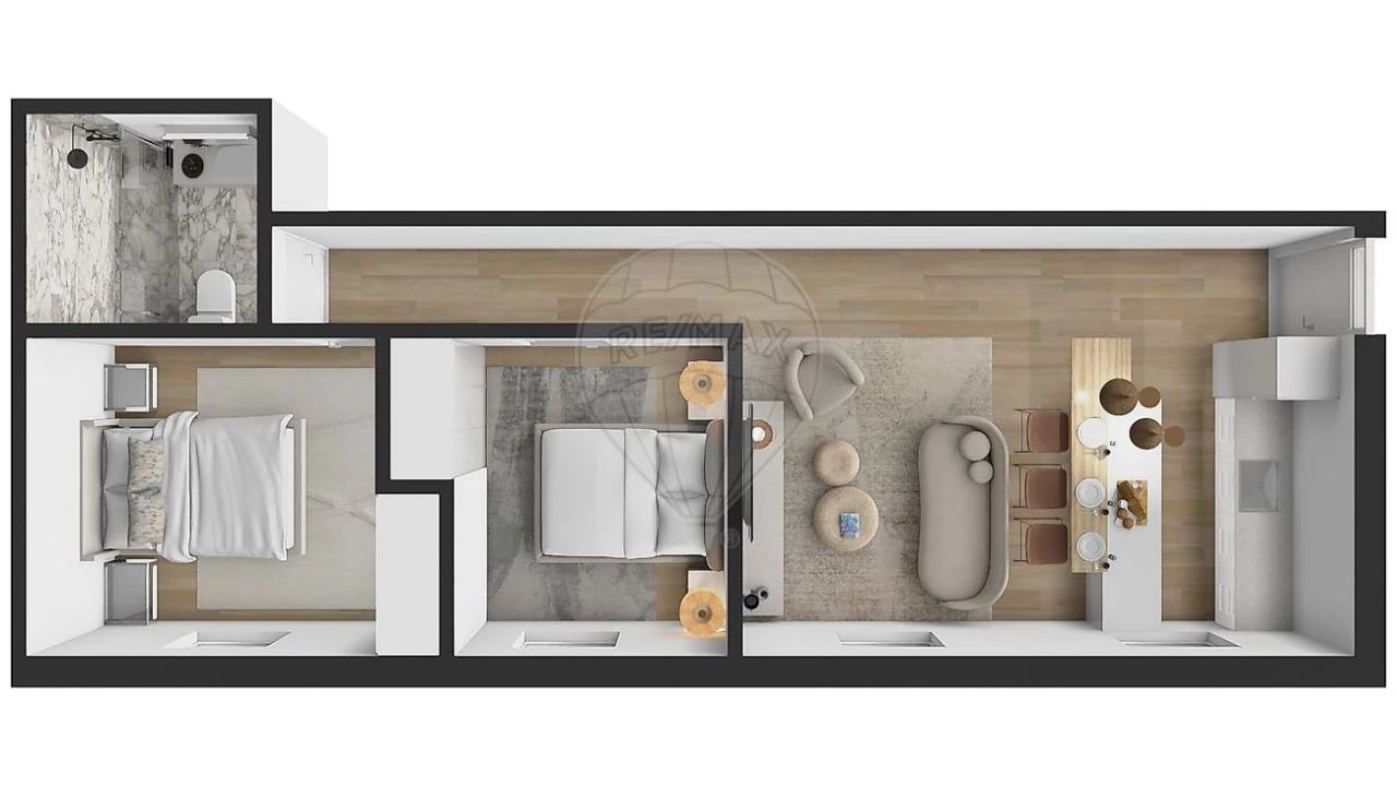 Apartamento T1 para Venda em Torreira Foto 2