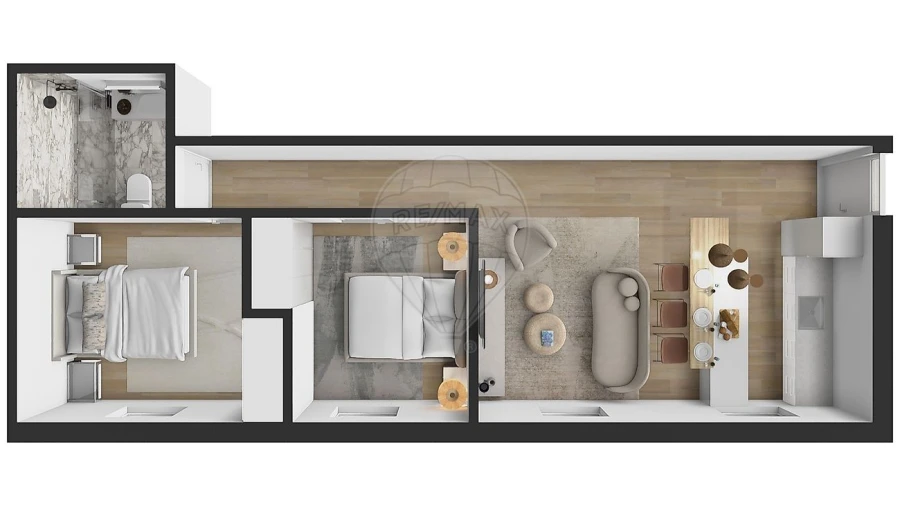 Apartamento T1 para Venda em Torreira Foto 2