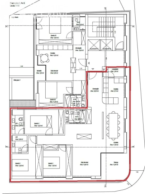 Apartamento T3 para Venda em Faro (Sé e São Pedro)