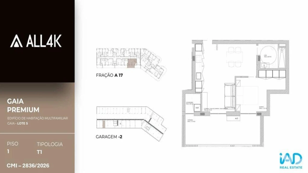 Apartamento T1 para Venda em Oliveira do Douro Foto 8