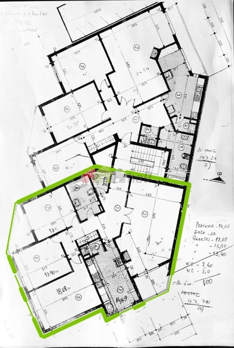 Apartamento T3 para Venda em Setubal (São Sebastião) Planta 1