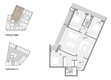 Apartamento T3 para Venda em Bougado (São Martinho e Santiago)
