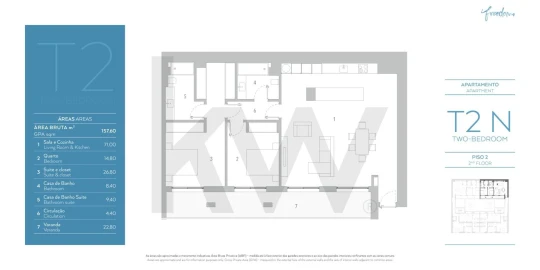 Apartamento T2 para Venda em Arroios