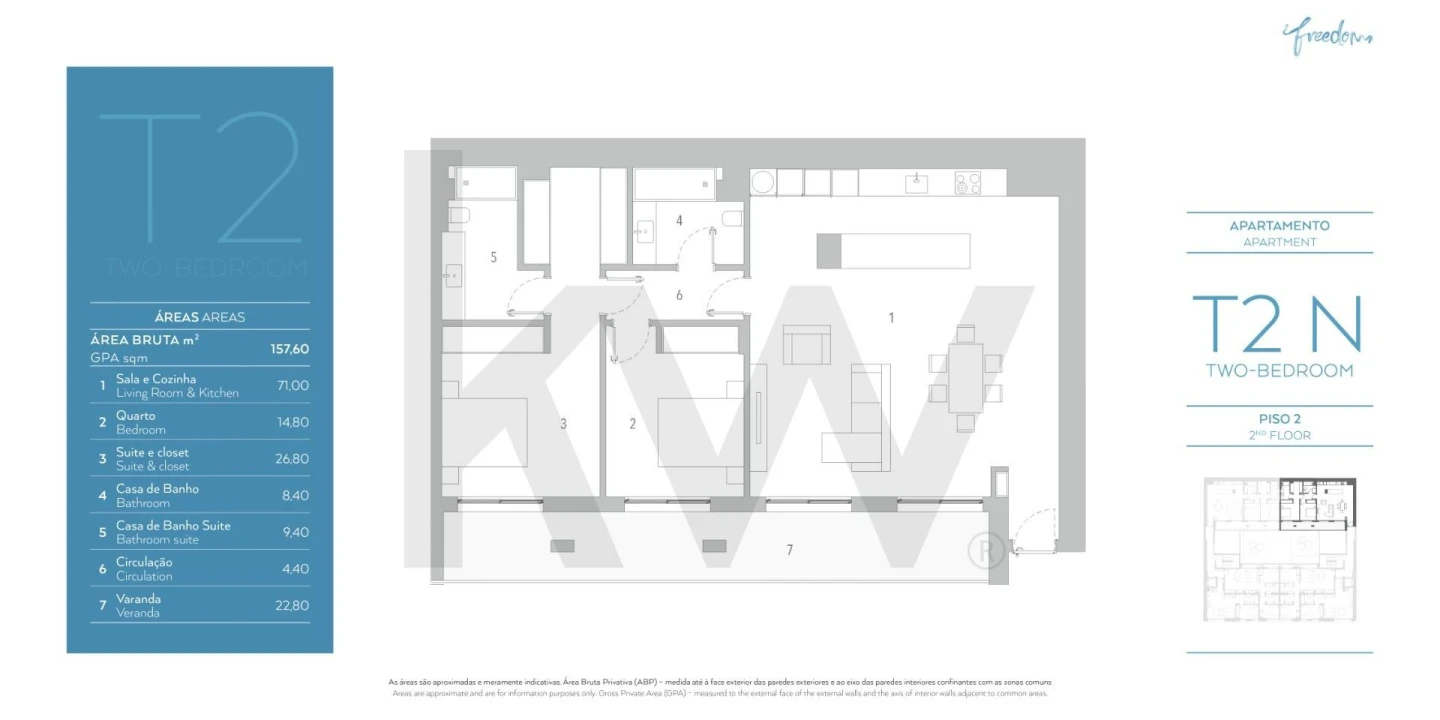 Apartamento T2 para Venda em Arroios Foto 23