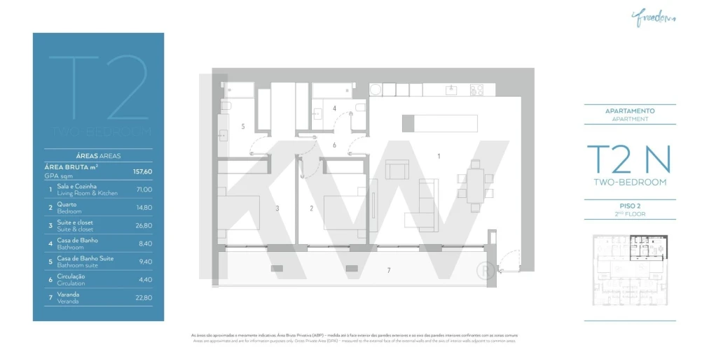 Apartamento T2 para Venda em Arroios Foto 23