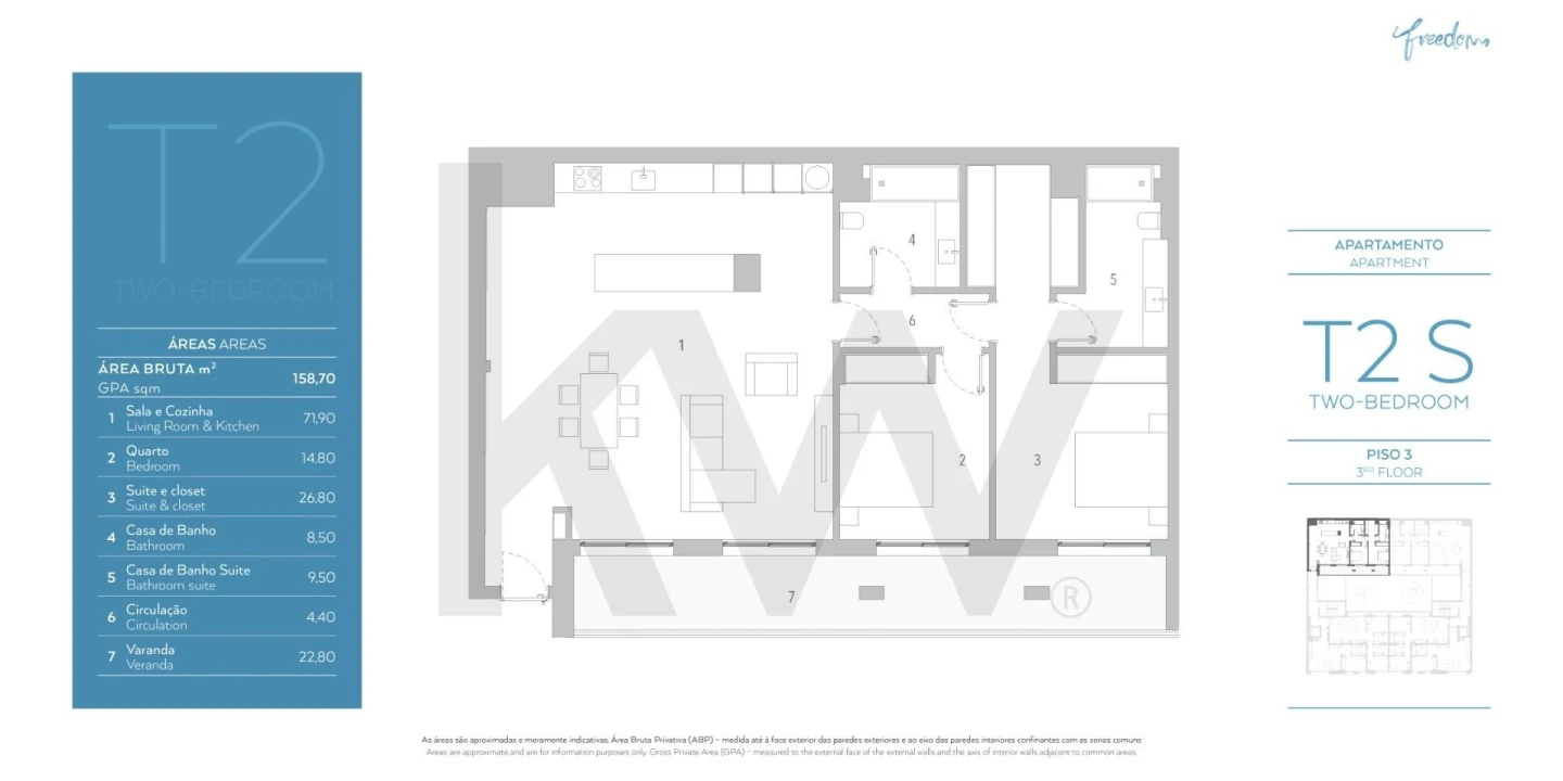 Apartamento T2 para Venda em Arroios Foto 23
