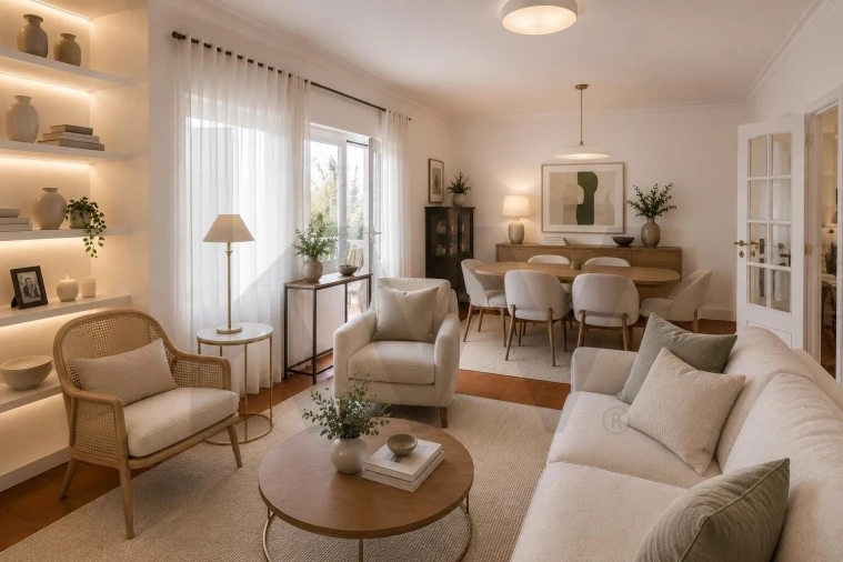 Apartamento T2 para Venda em Carcavelos e Parede Foto 6