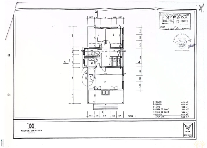 Moradia T3 para Venda em Tavira (Santa Maria e Santiago) Planta 1