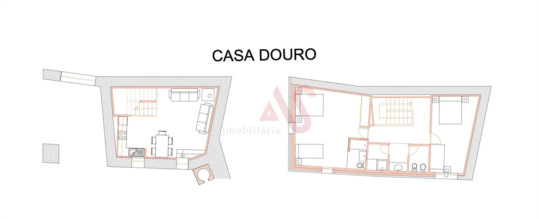 Moradia T2 para Venda em Travassos Foto 7