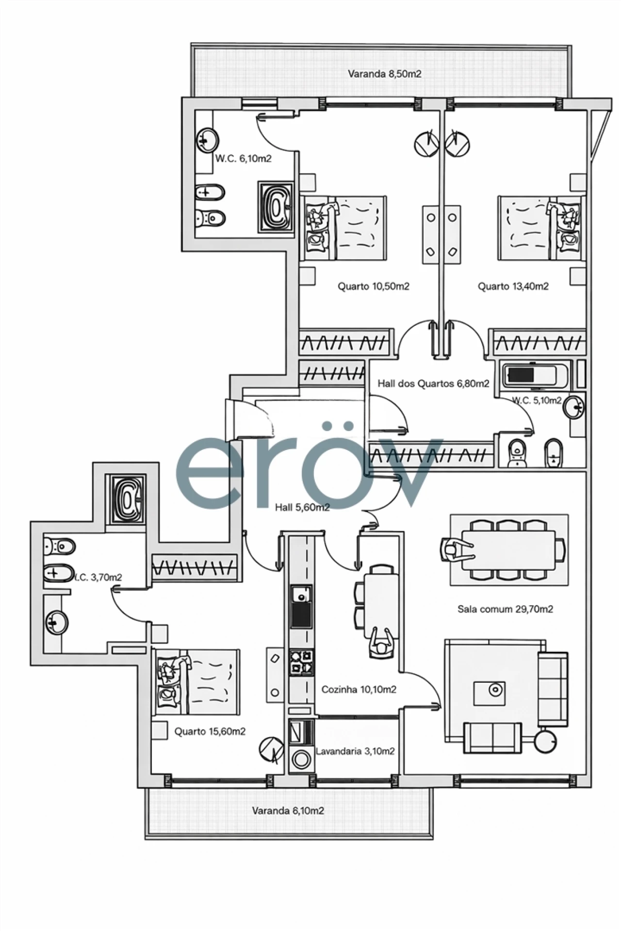 Apartamento T3 para Venda em Gondomar (São Cosme), Valbom e Jovim Foto 2
