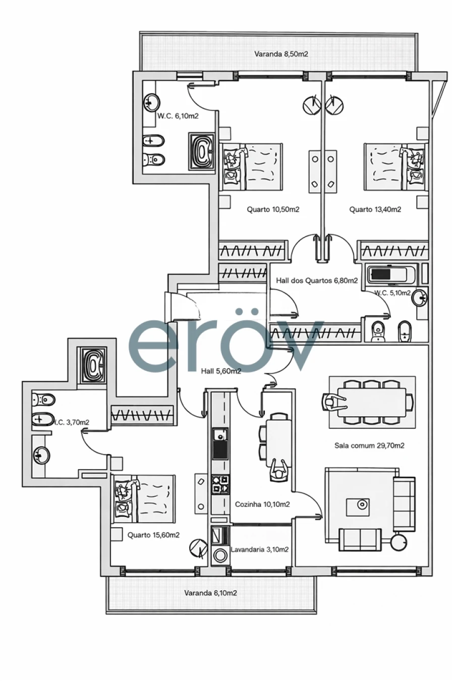 Apartamento T3 para Venda em Gondomar (São Cosme), Valbom e Jovim Foto 2