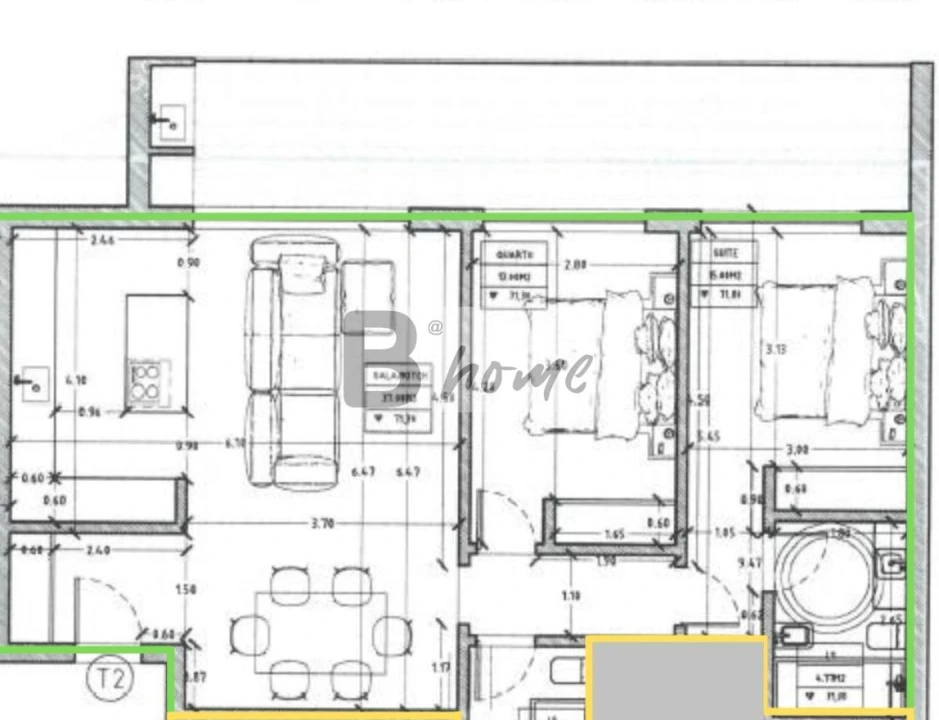 Apartamento T2 para Venda em Charneca de Caparica e Sobreda Foto 2