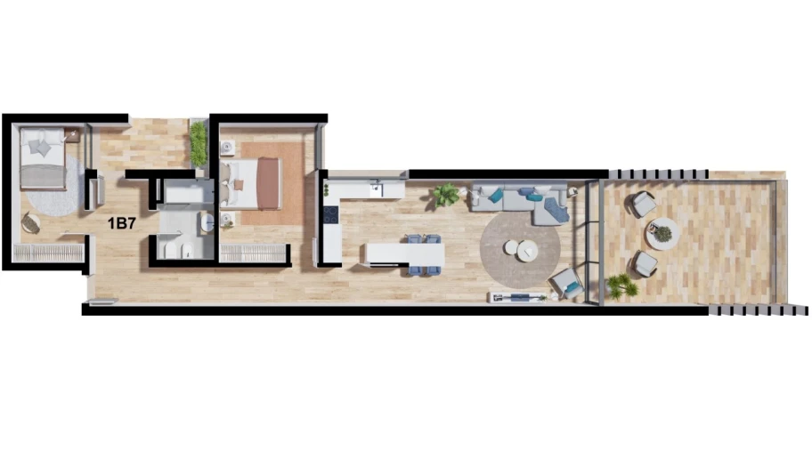 Apartamento T2 para Venda em Moncarapacho e Fuseta Foto 14